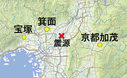 地震 大阪 北部