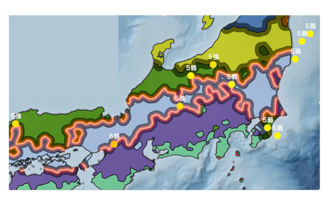 ミニプレート境界に注目